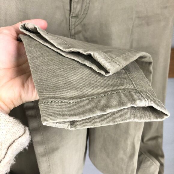 Burberry BRIT olive green skinny low rise jeans sz 27 - Picture 3 of 8